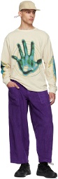 Gentle Fullness Purple Organic Cotton Trousers