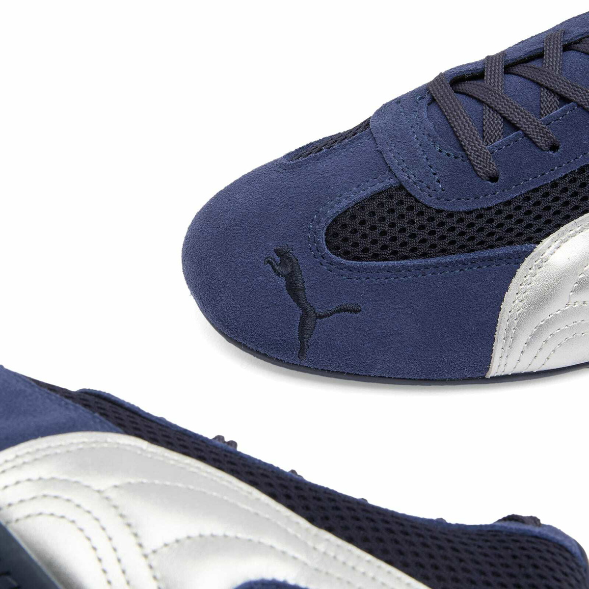 Puma Speedcat Premium Sneaker in Navy/Matte Silver