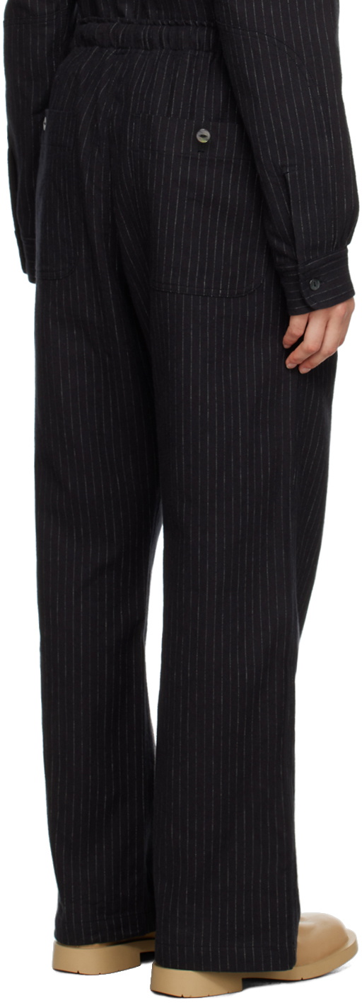 NEEDLES Black String Work Lounge Pants Needles