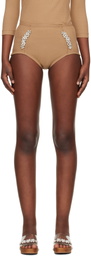 Simone Rocha Beige Sculpt Briefs
