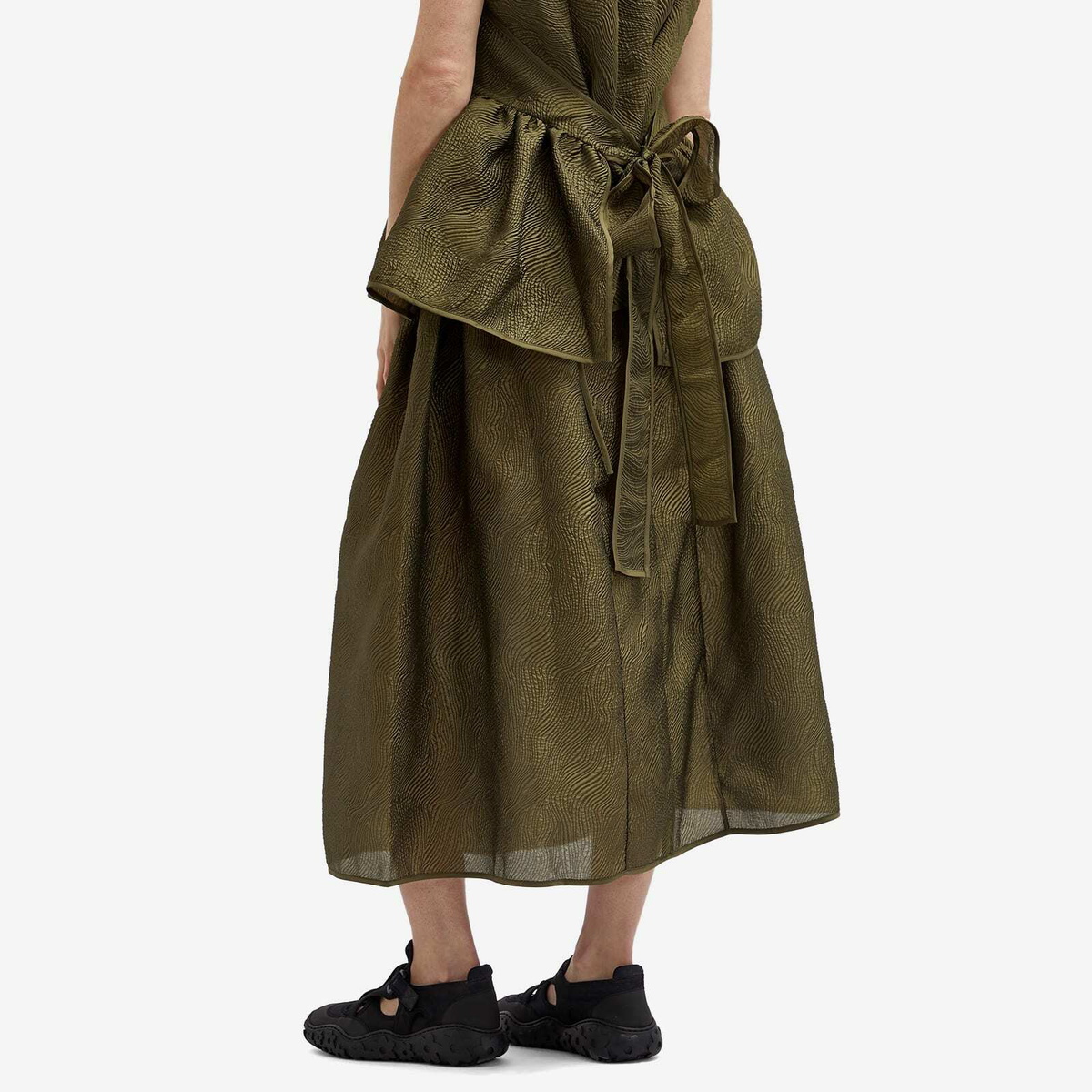 Cecilie Bahnsen Women's Fabiola Skirt in Olive Cecilie Bahnsen