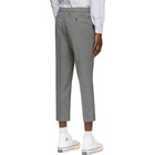 AMI Alexandre Mattiussi Grey Wool Elasticized Trousers