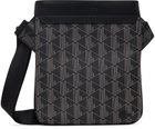 Lacoste Black The Blend Monogram Print Bag