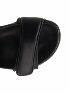 GIA BORGHINI Black perni 11 Flat Sandal