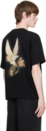 AMIRI Black 'AMIRI Eagle' Oversized T-shirt