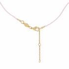 Anni Lu Women's Oh So Fine Necklace in Sweet Pink 