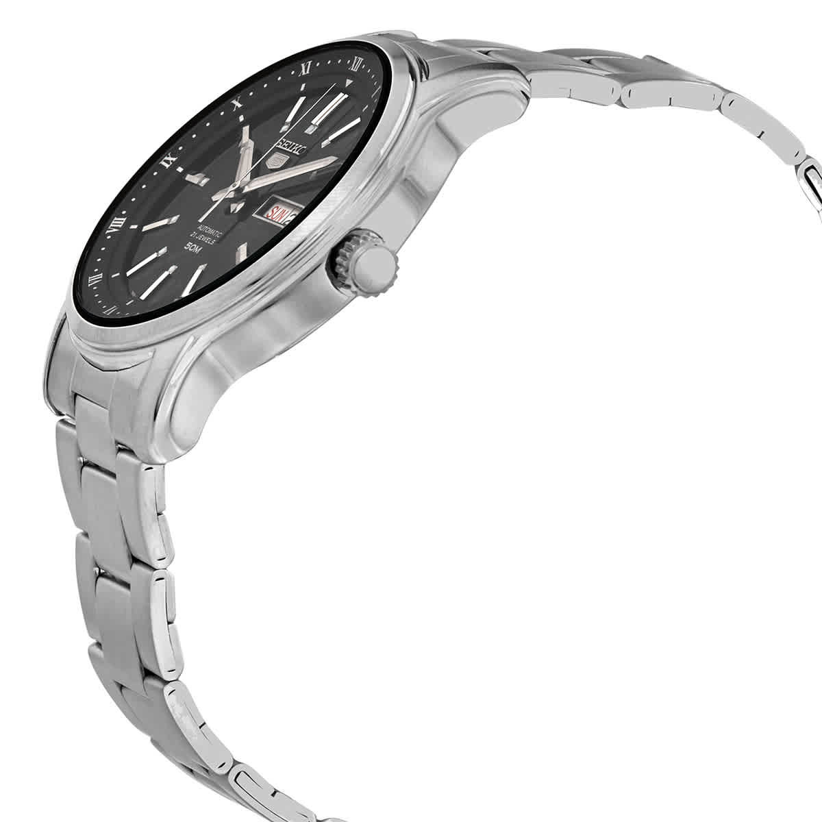 Seiko Seiko 5 Automatic Black Dial Mens Watch SNKP11