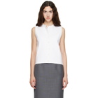 FLORE FLORE White Poppy Sleeveless Cardigan