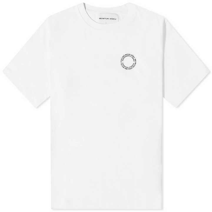 Photo: MKI Men's Circle T-Shirt in White