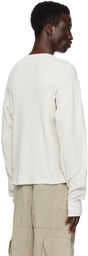 Entire Studios Off-White Thermal Long Sleeve T-Shirt