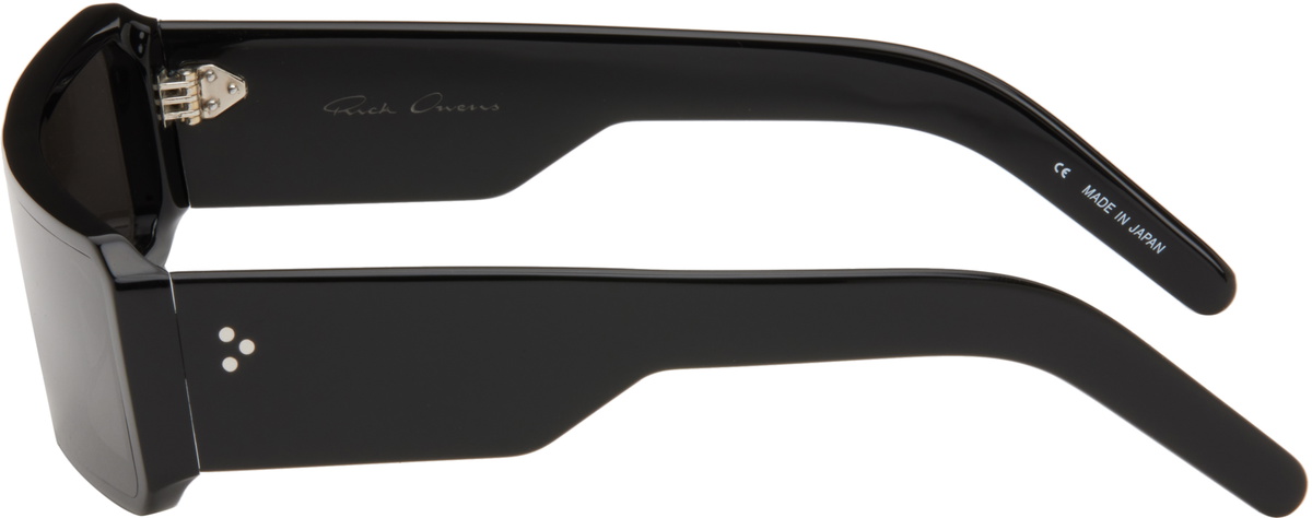 Rick Owens Black Geth Sunglasses Rick Owens