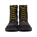 VETEMENTS Black Trucker Boots