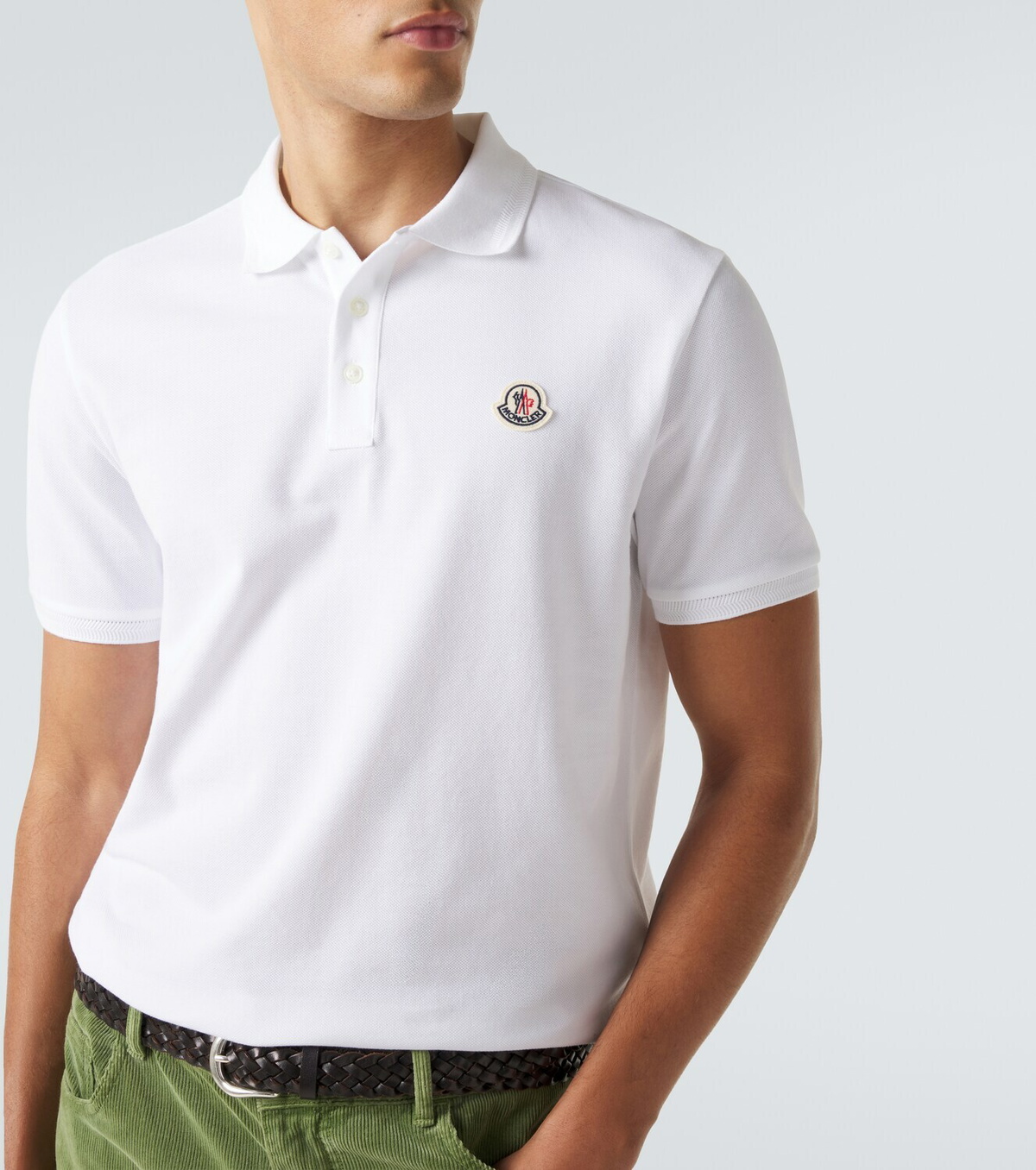 Moncler Cotton piqué polo shirt