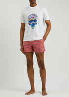 Paul Smith Zebra Logo Shell Swim Shorts Pink