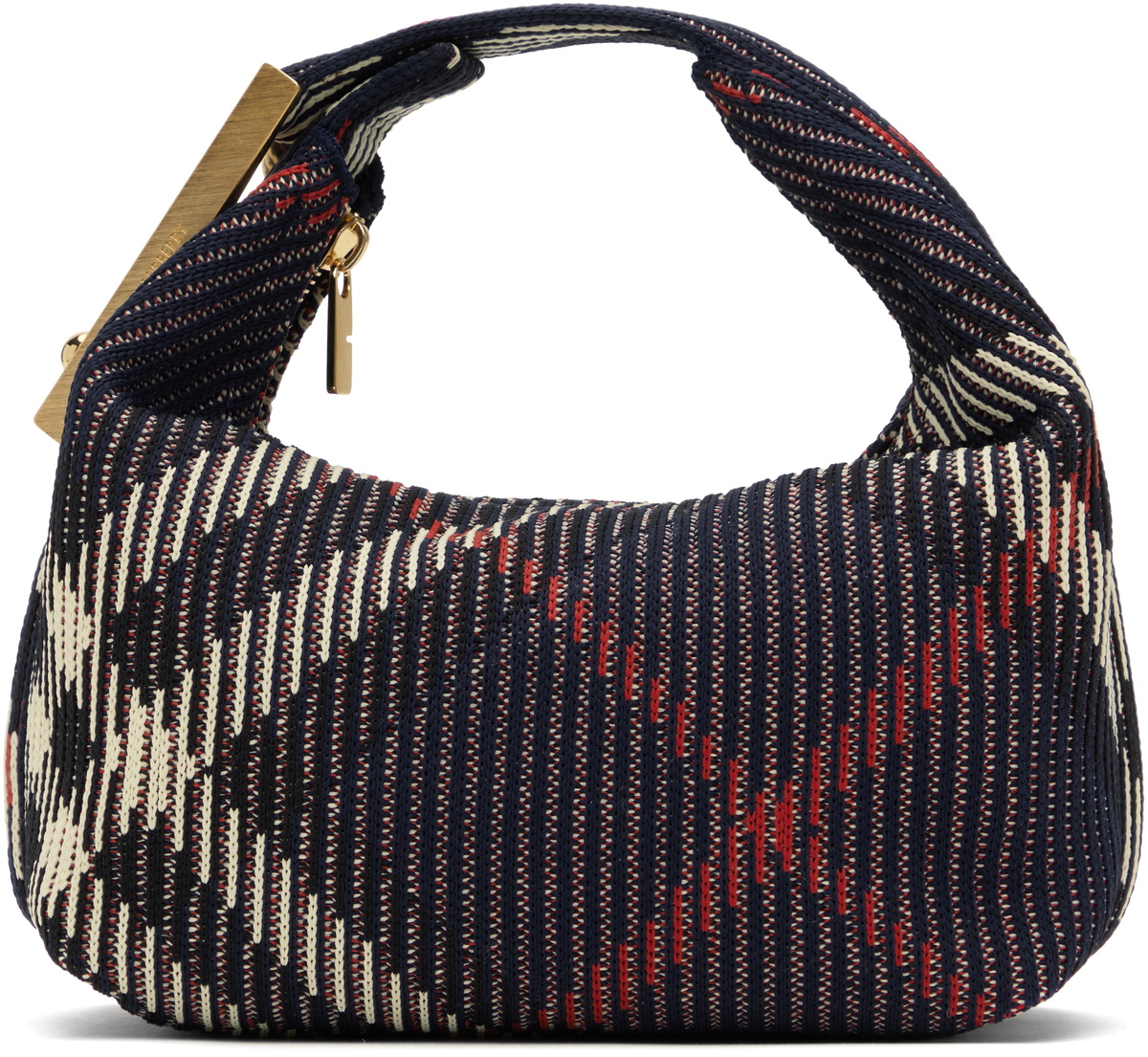 Burberry ネイビー ミニ Peg ダッフルバッグ Burberry Navy Mini Peg Duffle Bag Burberry