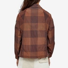 Daniëlle Cathari Women's x Woolrich Buffalo Check Jacket in Chocolate Brown