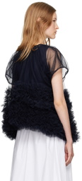 Molly Goddard Navy Rudi Top
