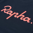 Rapha Men's Logo Sweat in Dark Navy/Hi-Vis Pink