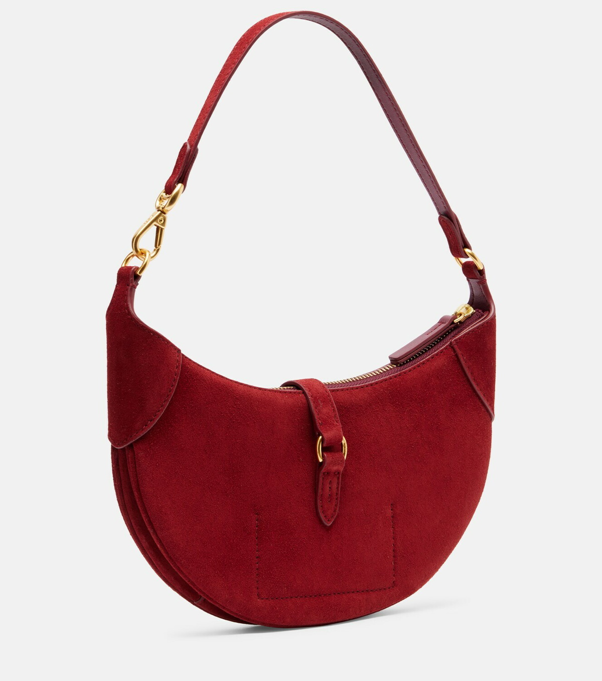 Polo Ralph Lauren Polo ID Mini suede shoulder bag