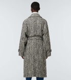 Ami Paris Belted wool-blend coat