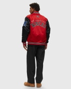 Mitchell & Ness Nfl Primetime Heavyweight Satin Jacket Vintage Logo San Francisco 49 Ers   Black/Red     College Jackets/Team Jackets   S