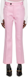 Ernest W. Baker SSENSE Exclusive Pink Flared Trousers
