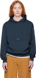 Maison Kitsuné Navy Bold Fox Head Patch Comfort Hoodie