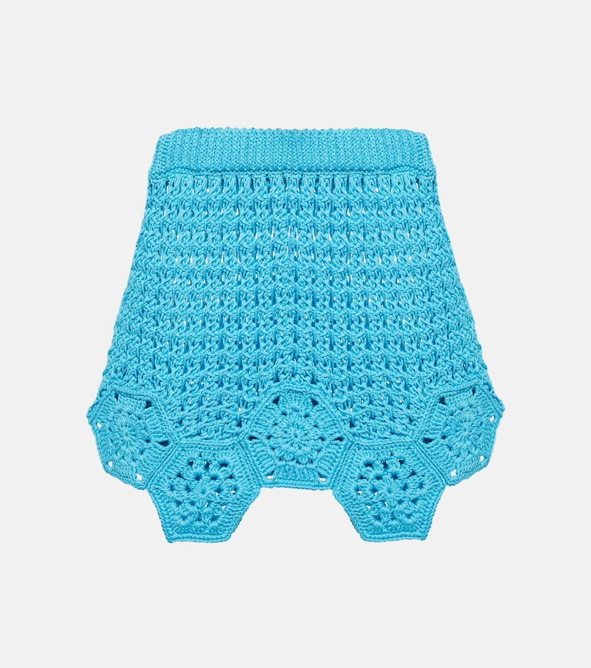 Alanui - Blooming Flowers cotton miniskirt