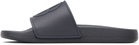 ANINE BING Navy Isla Slides