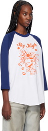 Sky High Farm Workwear White Mindblown Baseball T-shirt