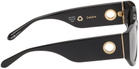 LINDA FARROW Black Debbie Sunglasses