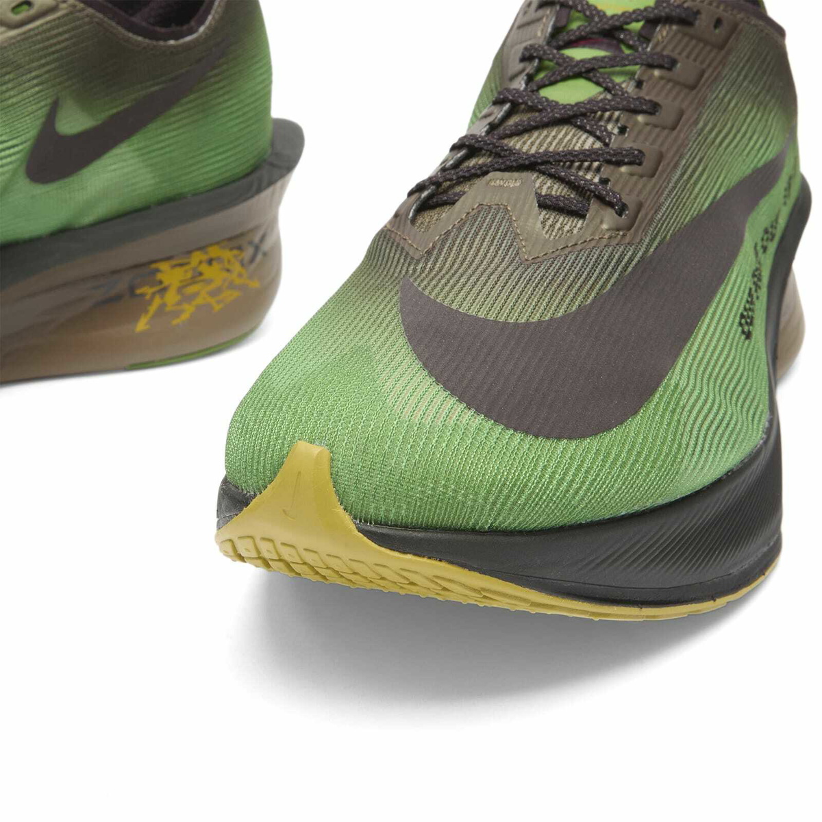 Nike Running Men's Nike Vaporfly 4 Premium Sneaker in Chlorophyll/Burgundy Ash