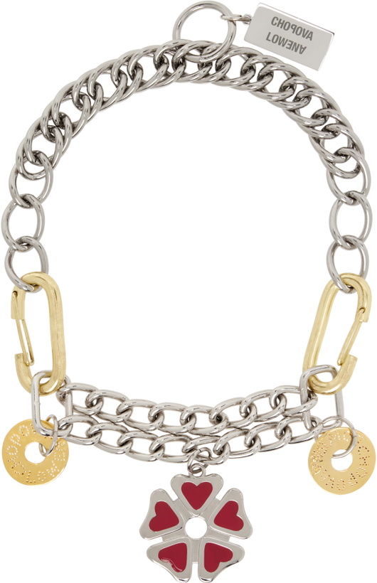 Photo: Chopova Lowena Silver Double Decker Necklace