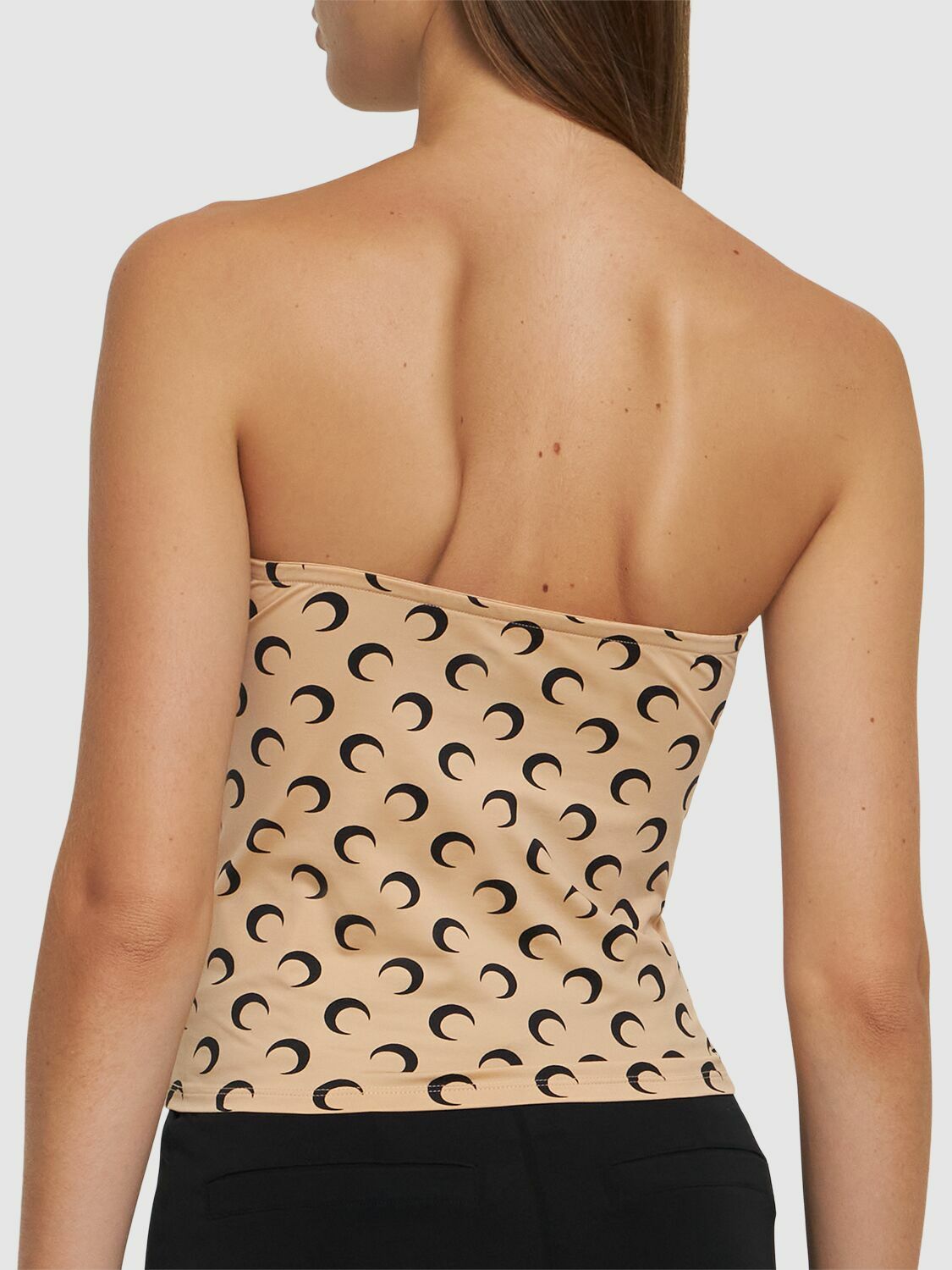 限定値下げMarine Serre Crescent Moon チューブトップ Marine Serre Crescent Moon-print Tube Top | Black | FARFETCH JO