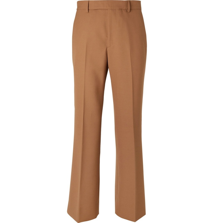 Photo: Gucci - Flared Canvas Trousers - Brown