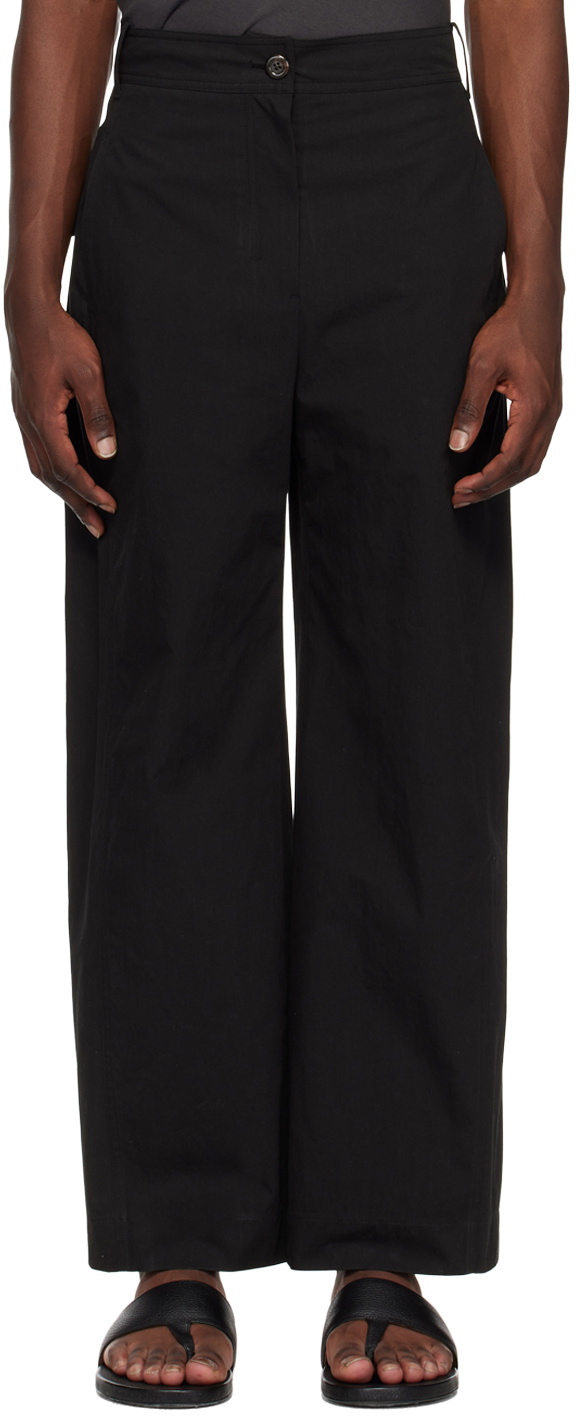 LOW CLASSIC SSENSE Exclusive Black Trousers