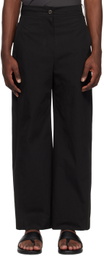 LOW CLASSIC SSENSE Exclusive Black Trousers