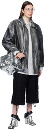 Doublet White Robot Shoulder Shirt