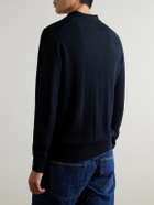 Allude - Cashmere Polo Shirt - Blue