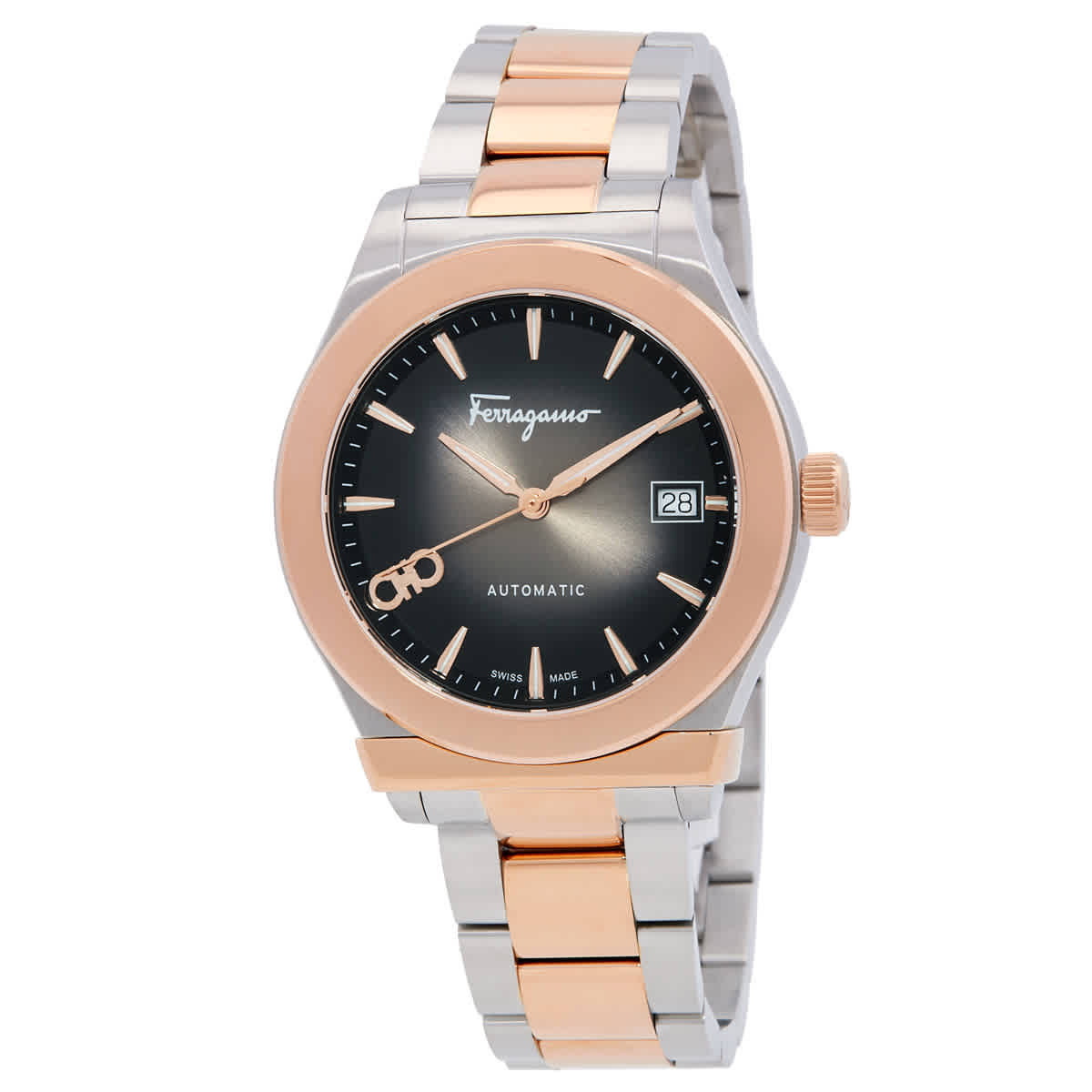 稀少 Ferragamo(フェラガモ) F-80 Automatic Taupe Unisex Watch Amazon.com: Ferragamo F-80 Collection Luxury Mens Watch