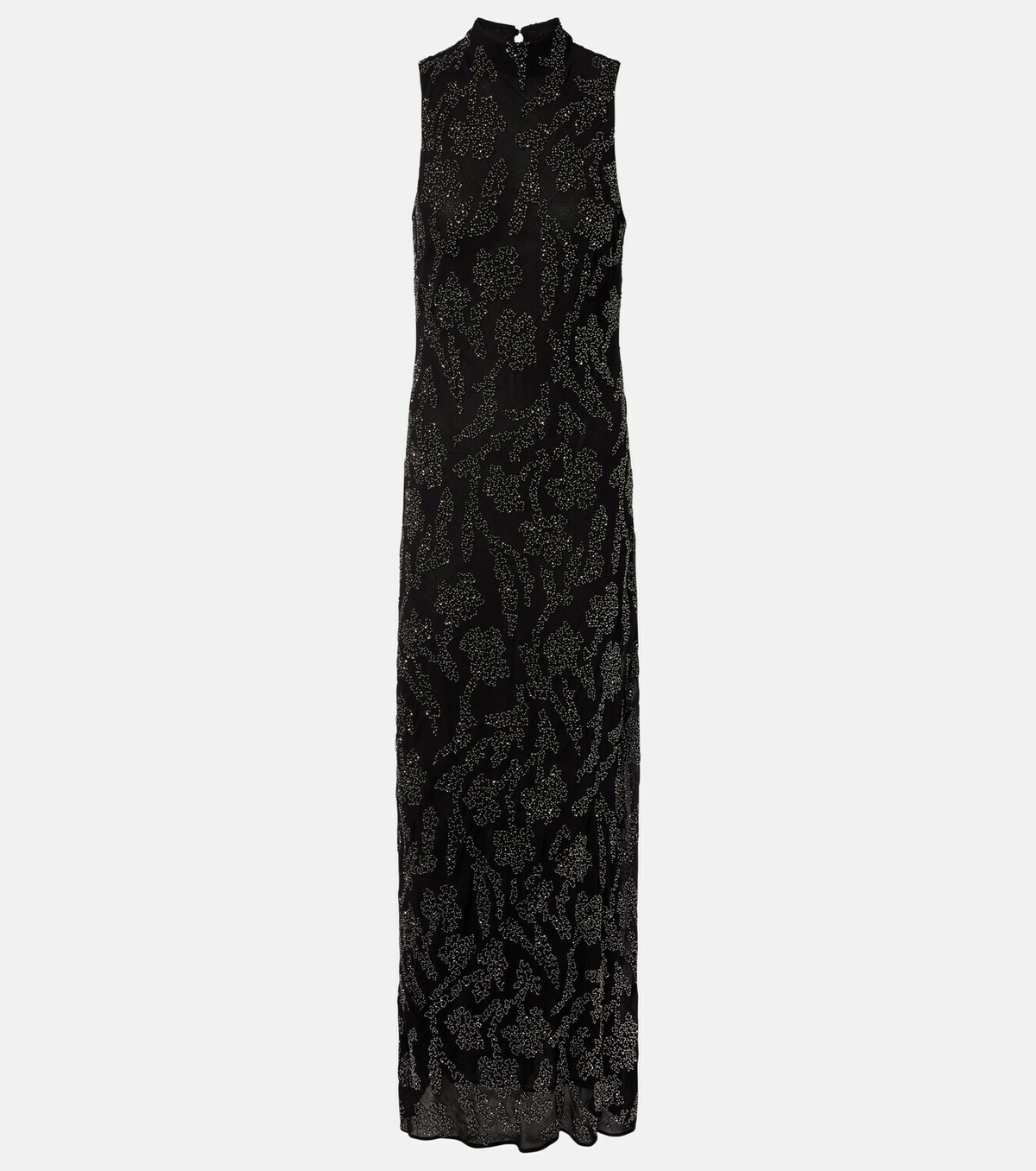 Veronica Beard Sylven beaded georgette maxi dress