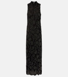 Veronica Beard Sylven beaded georgette maxi dress