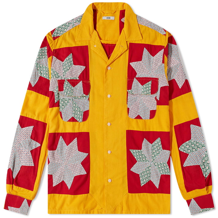 Photo: BODE One Of A Kind Patchwork Overshirt