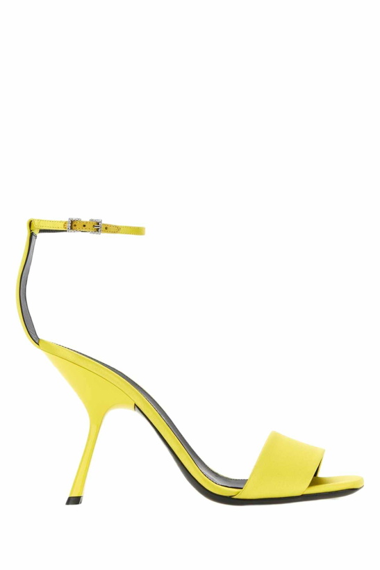Photo: Sergio Rossi Yellow Satin Sandals