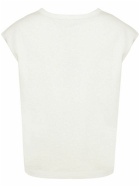 LEMAIRE - Cap Sleeve Linen Blend T-shirt