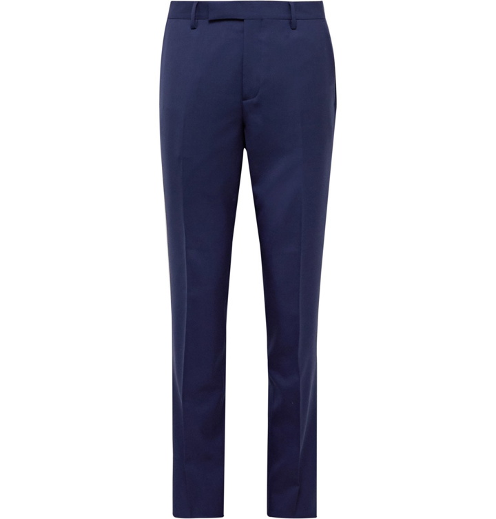 Photo: Paul Smith - Royal-Blue Soho Slim-Fit Wool-Twill Suit Trousers - Blue