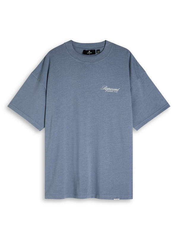 Photo: Represent Owners' Club Printed Cotton T-shirt Blue