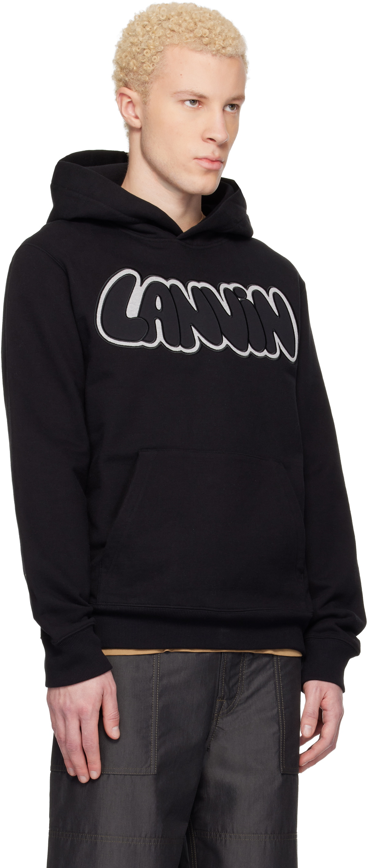 Lanvin Black Urban Curb Hoodie