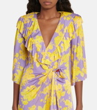 Vetements - Floral jersey midi dress