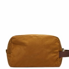 Ally Capellino Simon Waxed Cotton Washbag in Brown